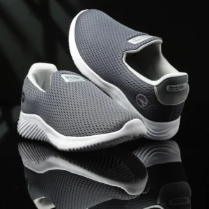 ACTION Athleo ATG-424 Comfortable Lightweight Breathable Durable Sports Slip-On Running Shoes For Men (Grey )